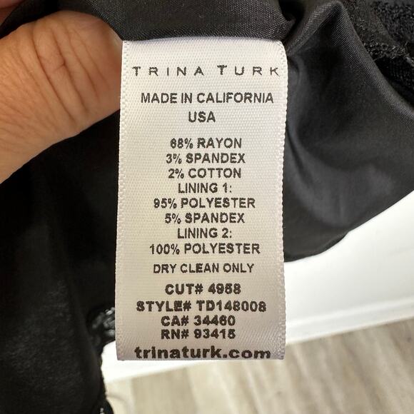 Trina Turk Hanna Fit & Flare Cocktail Dress - Picture 4 of 9